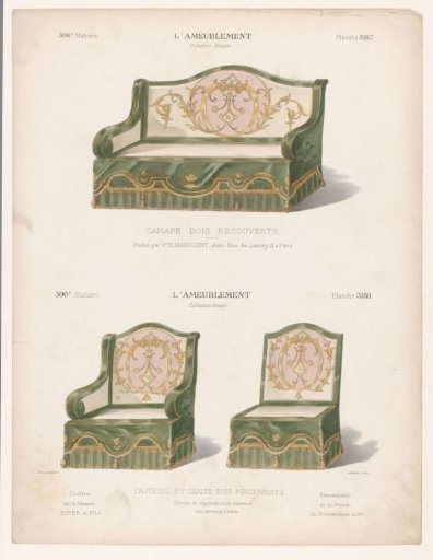 Sofa, armchair and chair