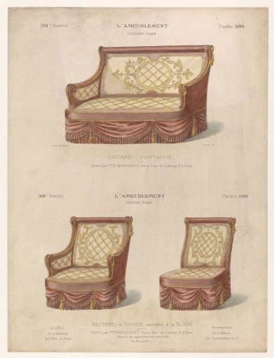 Sofa, armchair and chair