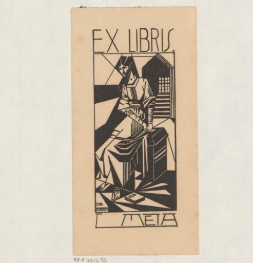 Ex libris of L. Meta