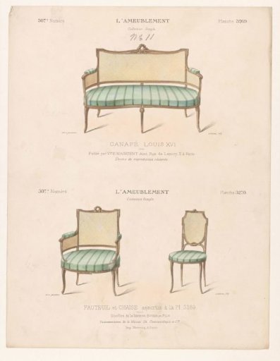 Sofa, armchair and chair