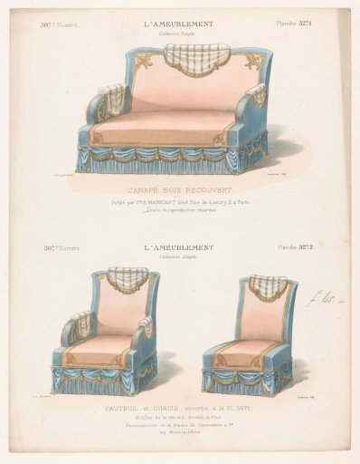 Sofa, armchair and chair