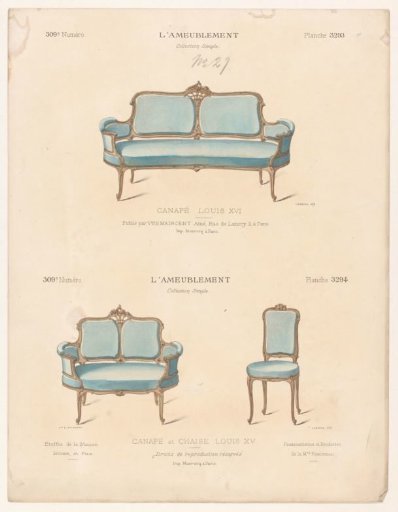 Two sofas and chair