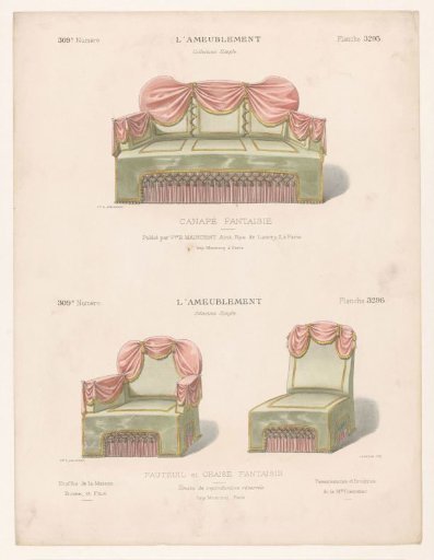 Sofa, armchair, and chair