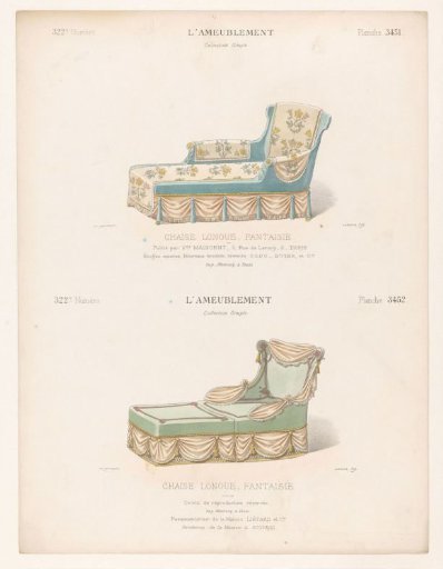 Two chaise longues