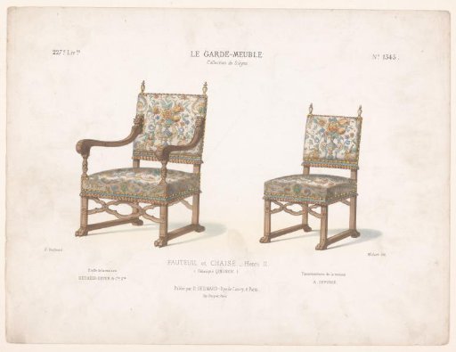 Armchair and chair