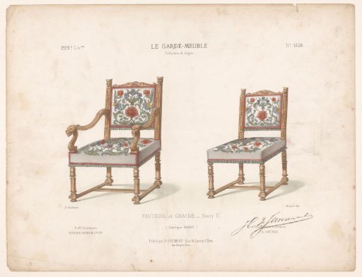 Armchair and chair