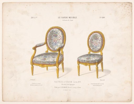 Armchair and chair