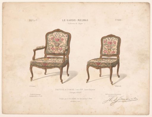 Armchair and chair