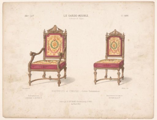 Armchair and chair