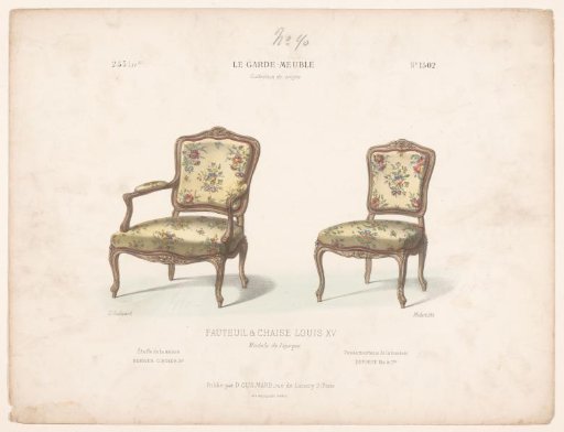 Armchair and chair