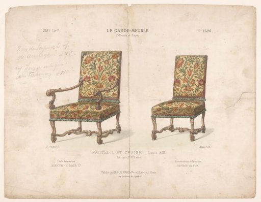 Armchair and chair