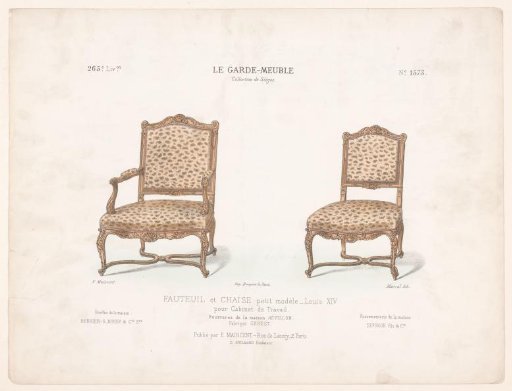 Armchair and chair