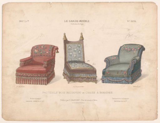 Two armchairs and a chair