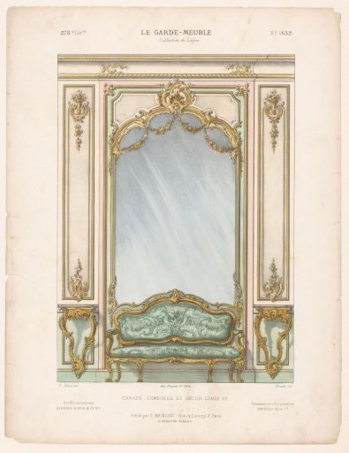 Sofa for mirror