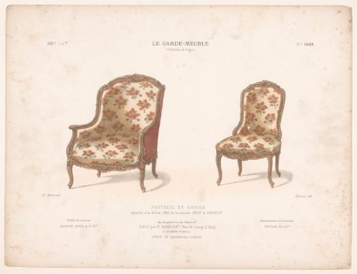 Armchair and chair