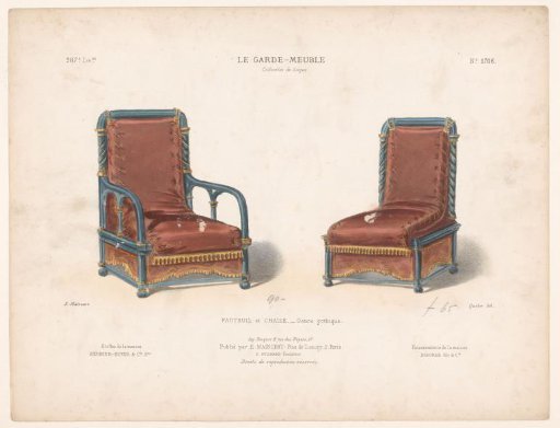 Armchair and chair