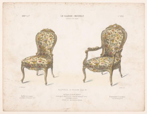 Armchair and chair