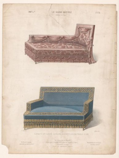 Sofa and chaise longue