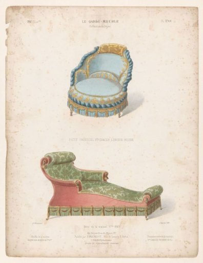 Armchair and chaise longue
