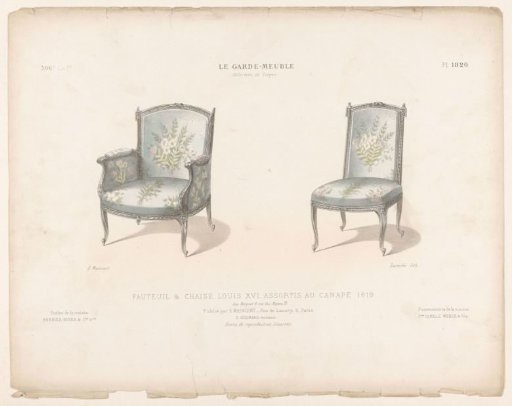 Armchair and chair