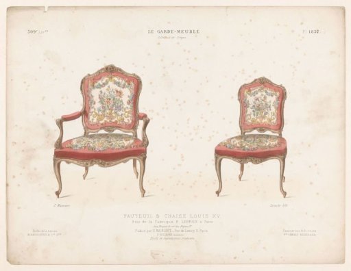 Armchair and chair
