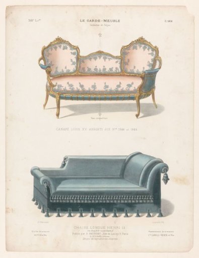 Sofa and chaise longue