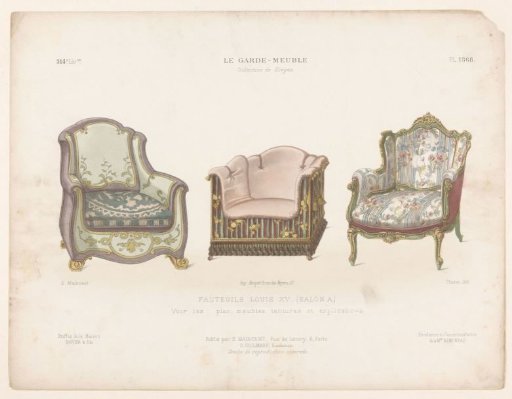 Three armchairs