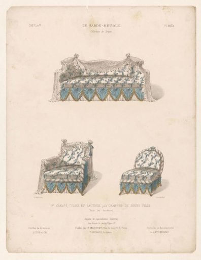 Sofa, chair and armchair