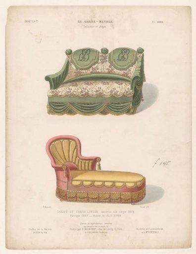 Sofa and chaise longue