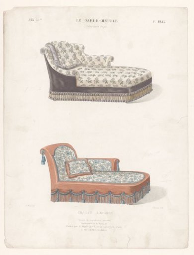 Two chaise longues