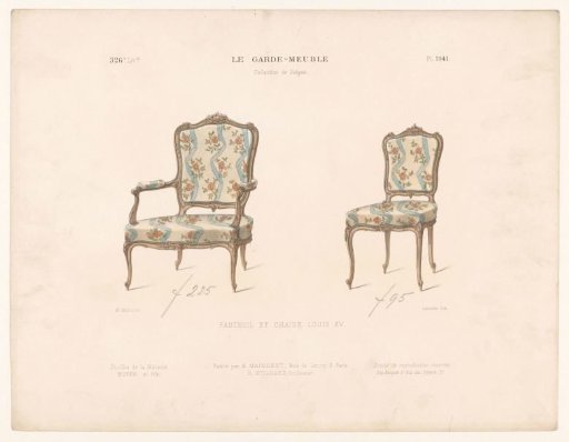 Armchair and chair
