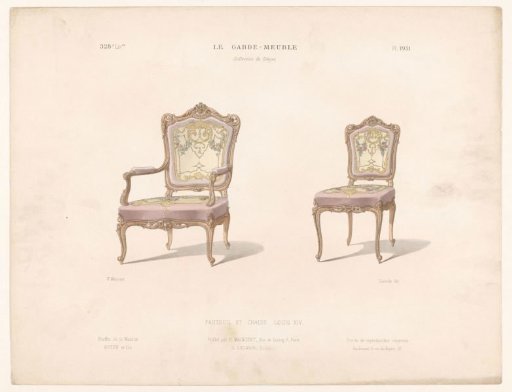 Armchair and chair