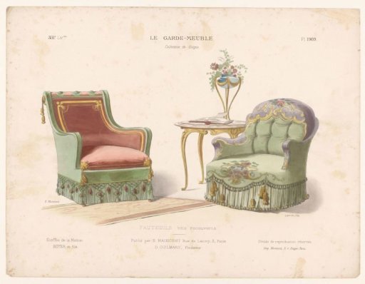 Two armchairs and table