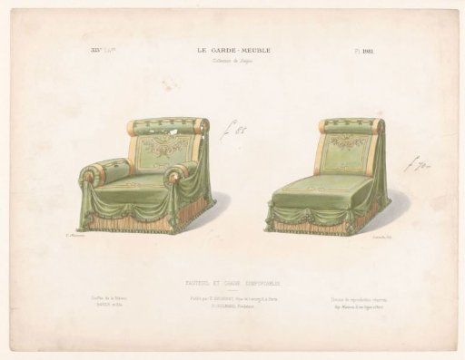 Armchair and chair