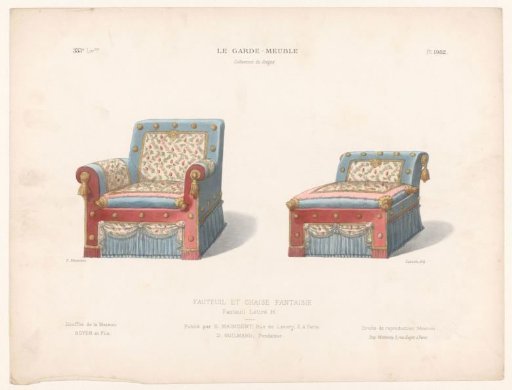 Armchair and chair