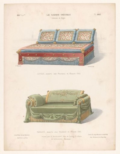 Divan and sofa