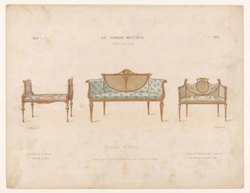 Two sofas and a chair