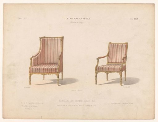 Armchair and chair