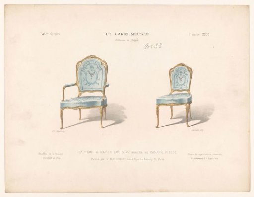 Armchair and chair