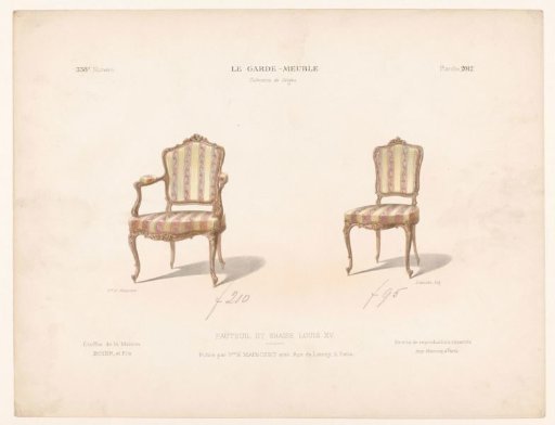 Armchair and chair