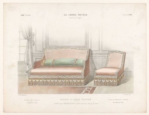 Armchair and chair