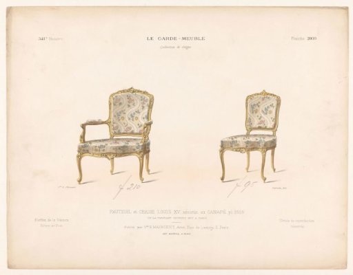 Armchair and chair