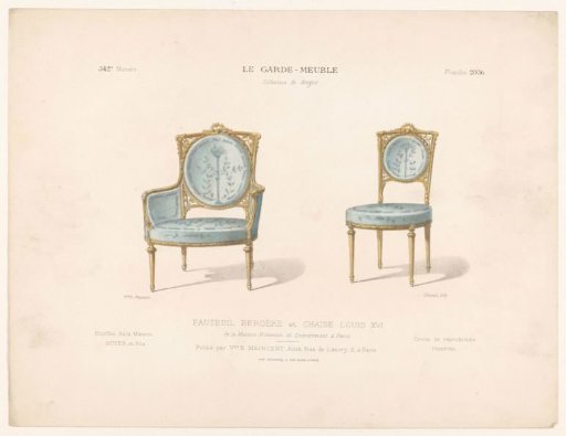 Armchair and chair