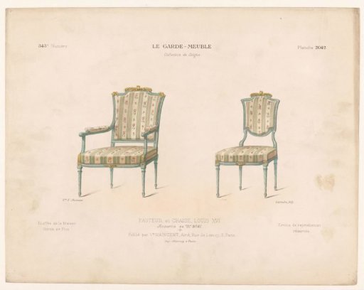 Armchair and chair