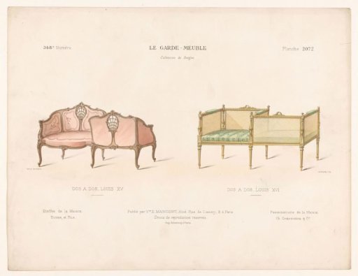 Two two-seater chairs