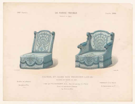 Armchair and chair