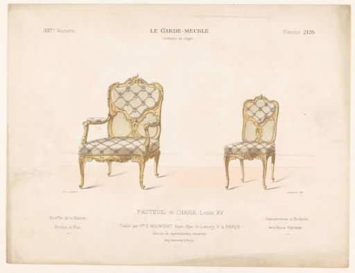 Armchair and chair