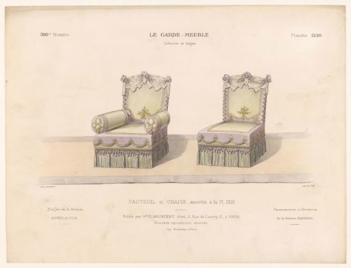 Armchair and chair