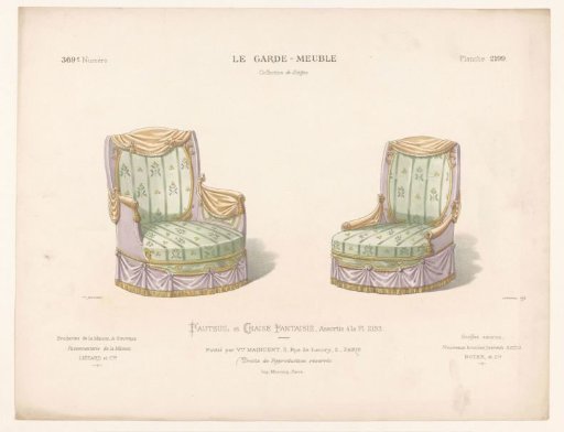 Armchair and chair