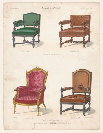 Four armchairs